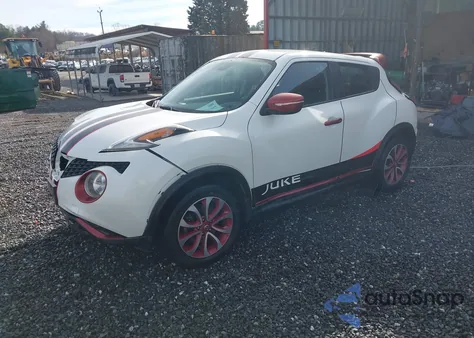 2015 Nissan Juke S из США, поврежденный, VIN JN8AF5MV1FT557663